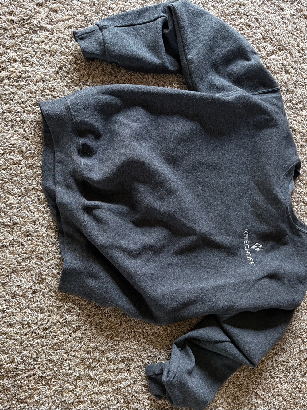 Kriegoff Charcoal Crewneck sweatshirt